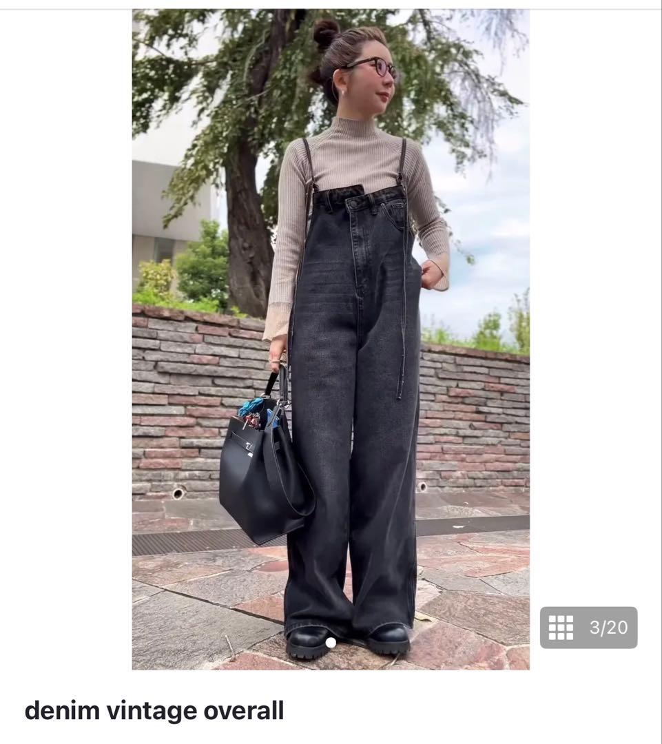 デニム ビンテージオーバーオール