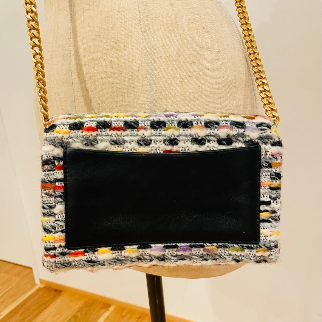 TORY BUSCH トリーバーチ バッグ ショルダーウォレット キラ ツイード