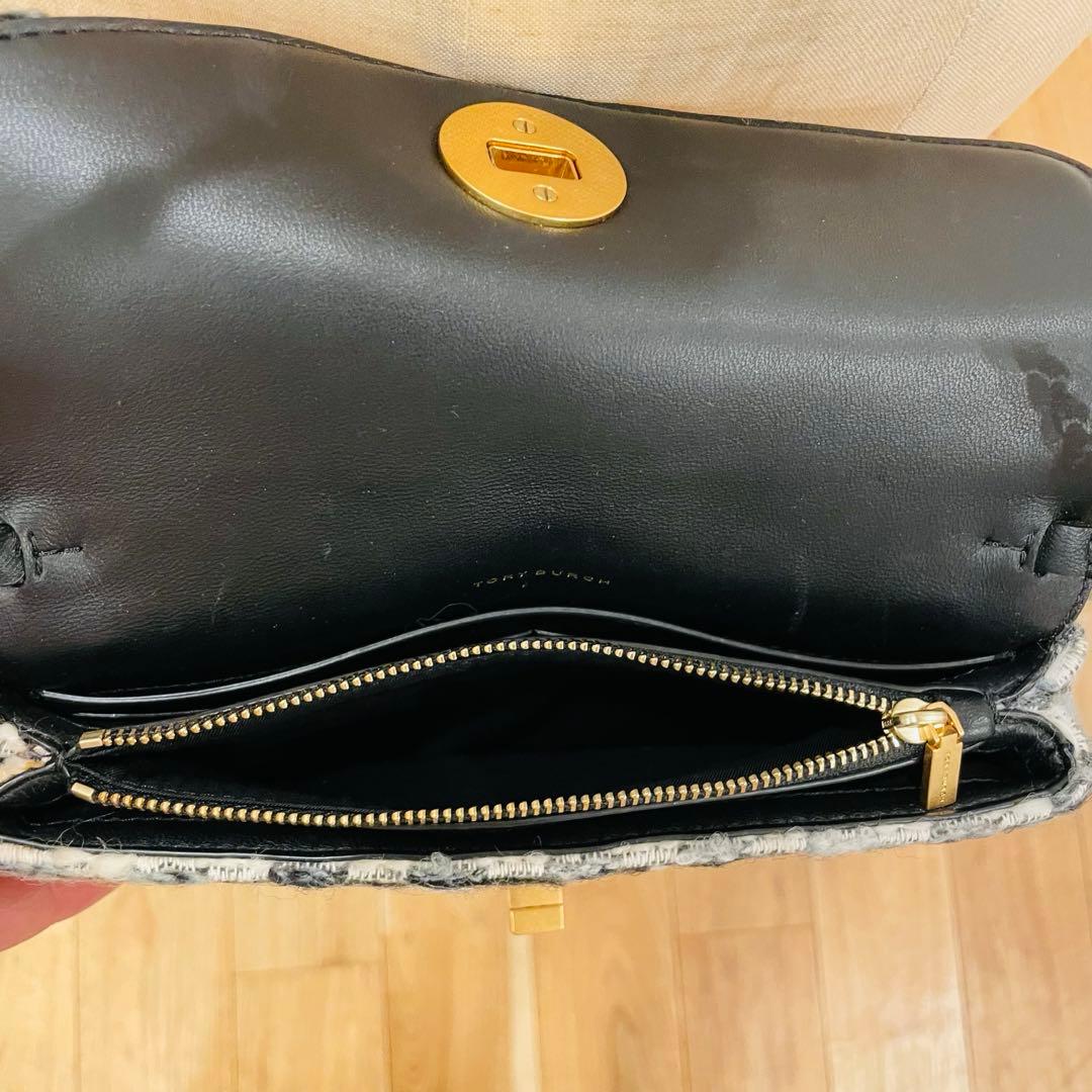 TORY BUSCH トリーバーチ バッグ ショルダーウォレット キラ ツイード