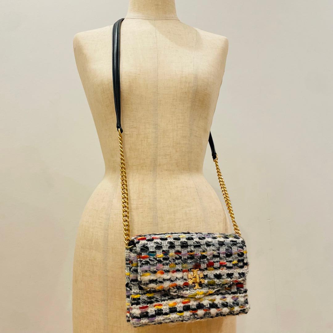 TORY BUSCH トリーバーチ バッグ ショルダーウォレット キラ ツイード