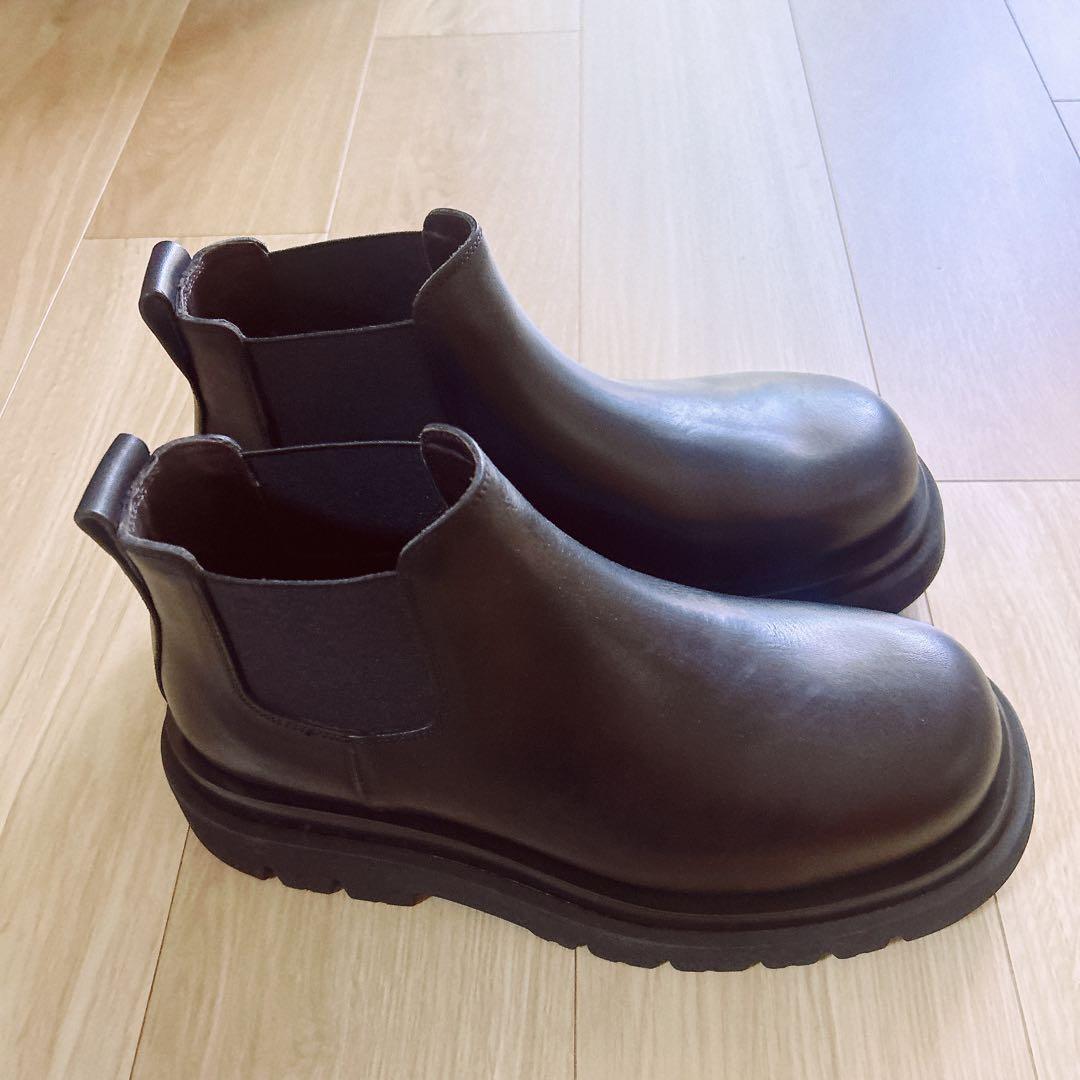 BOTTEGA VENETAボッテガヴェネタ　ラグ チェルシーアンクルブーツ