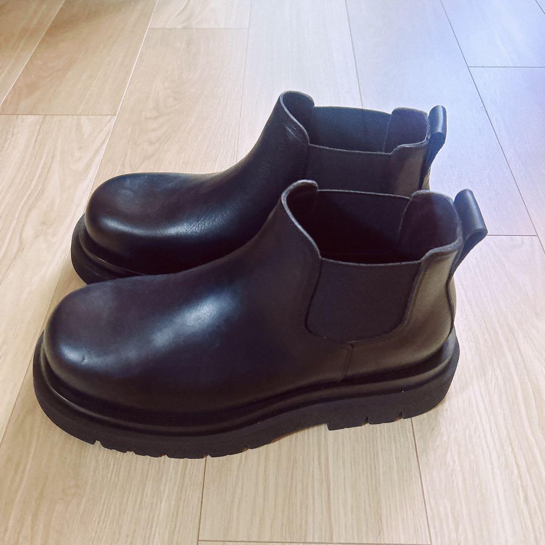 BOTTEGA VENETAボッテガヴェネタ　ラグ チェルシーアンクルブーツ