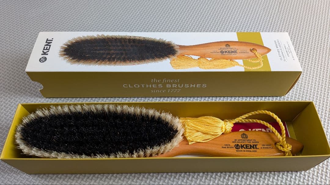 G.B.KENT 洋服ブラシ　ベストセラーモデル 最高級豚毛 CS7A