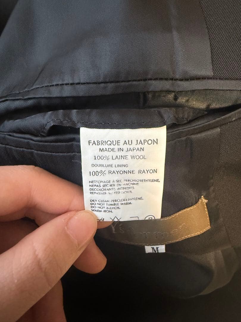 Y's for men チェスターコート　MG-C01-100 ヨウジヤマモト