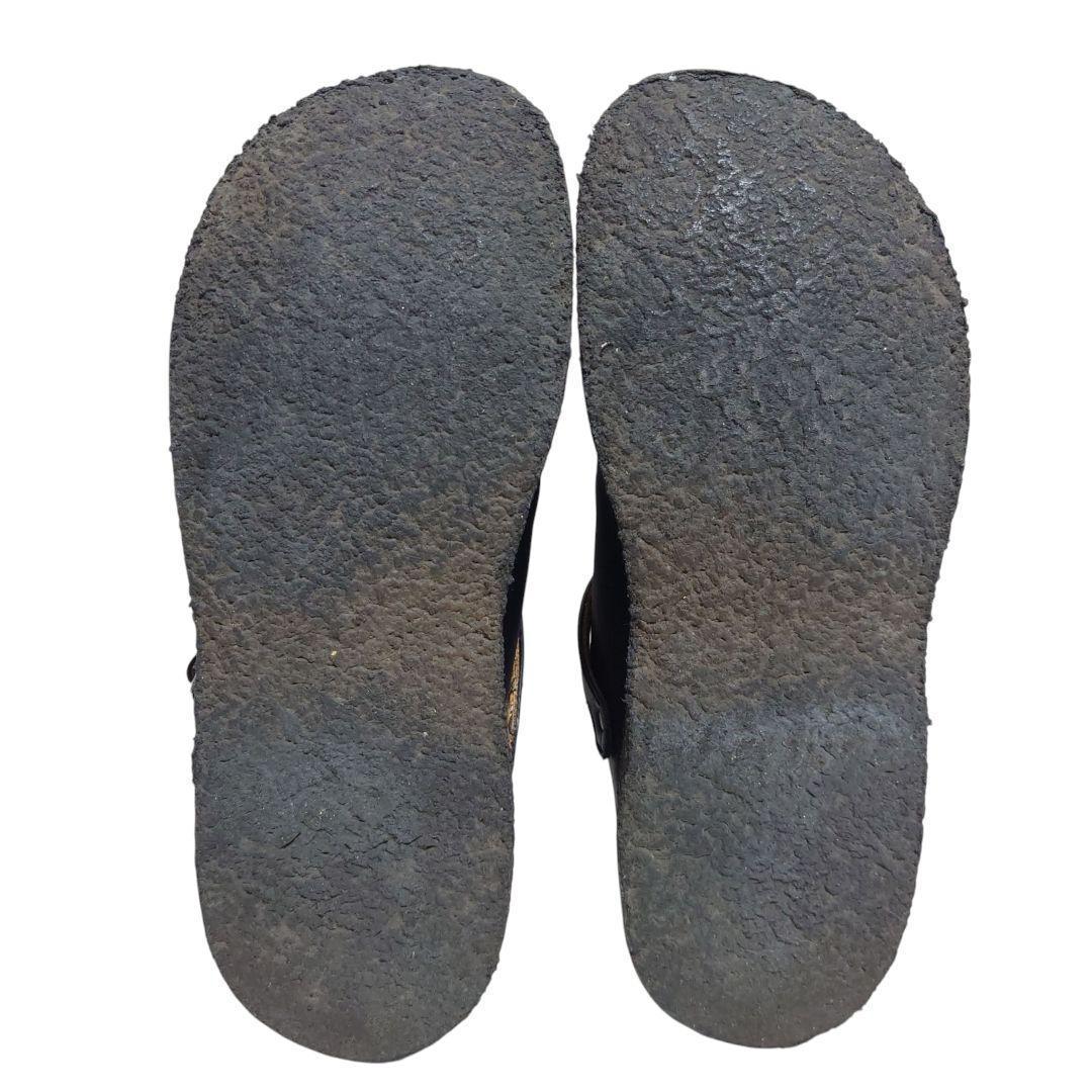 【希少モデル】E COX レザー サボサンダル UK8 英国製 黒