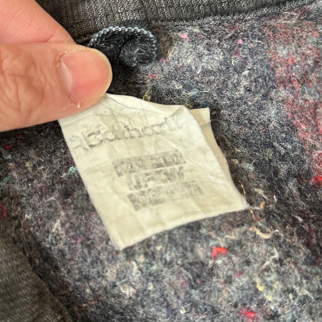 90s Carhartt ミシガンチョアコート ブラック フェード 襤褸 L相当