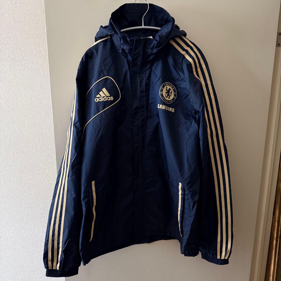 adidas Chelsea アディダス チェルシー ウィンドブレーカー 紺
