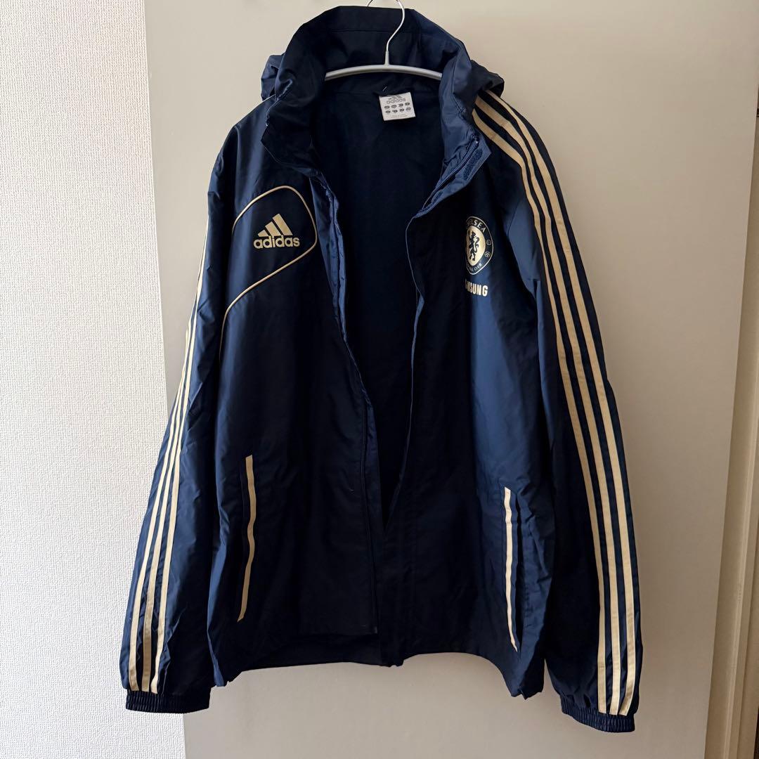 adidas Chelsea アディダス チェルシー ウィンドブレーカー 紺