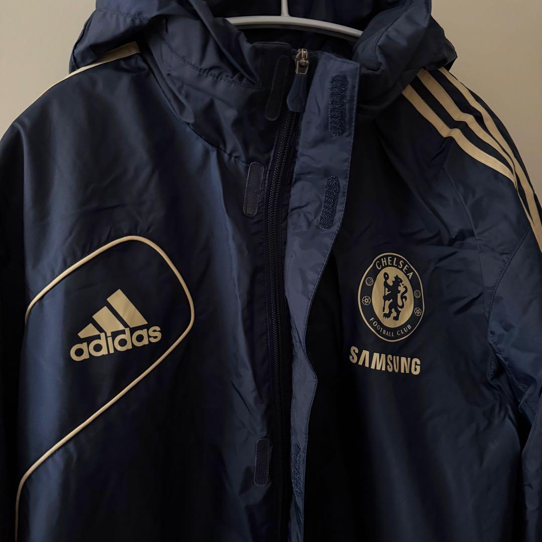 adidas Chelsea アディダス チェルシー ウィンドブレーカー 紺