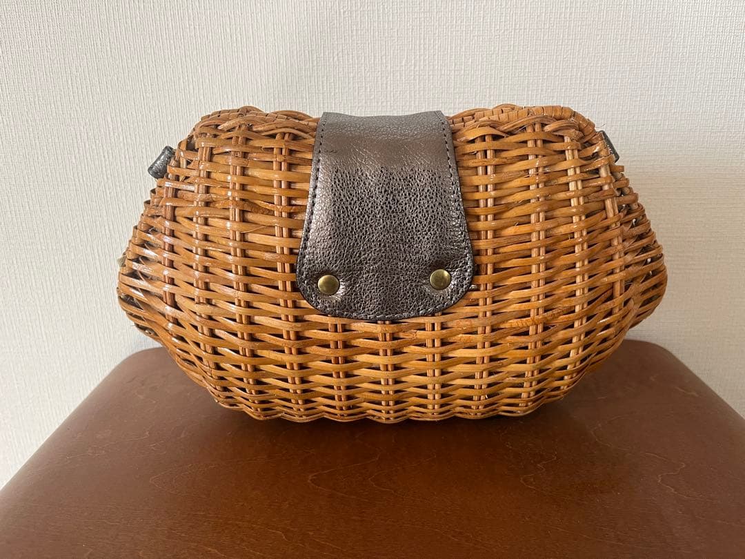 VIOLA d'ORO ラタン ハンドバッグ