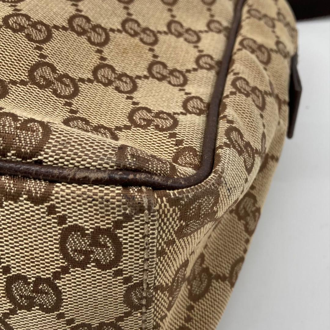 15982✨良品✨グッチ ショルダーバッグ キャンバス Gマーク ベージュ