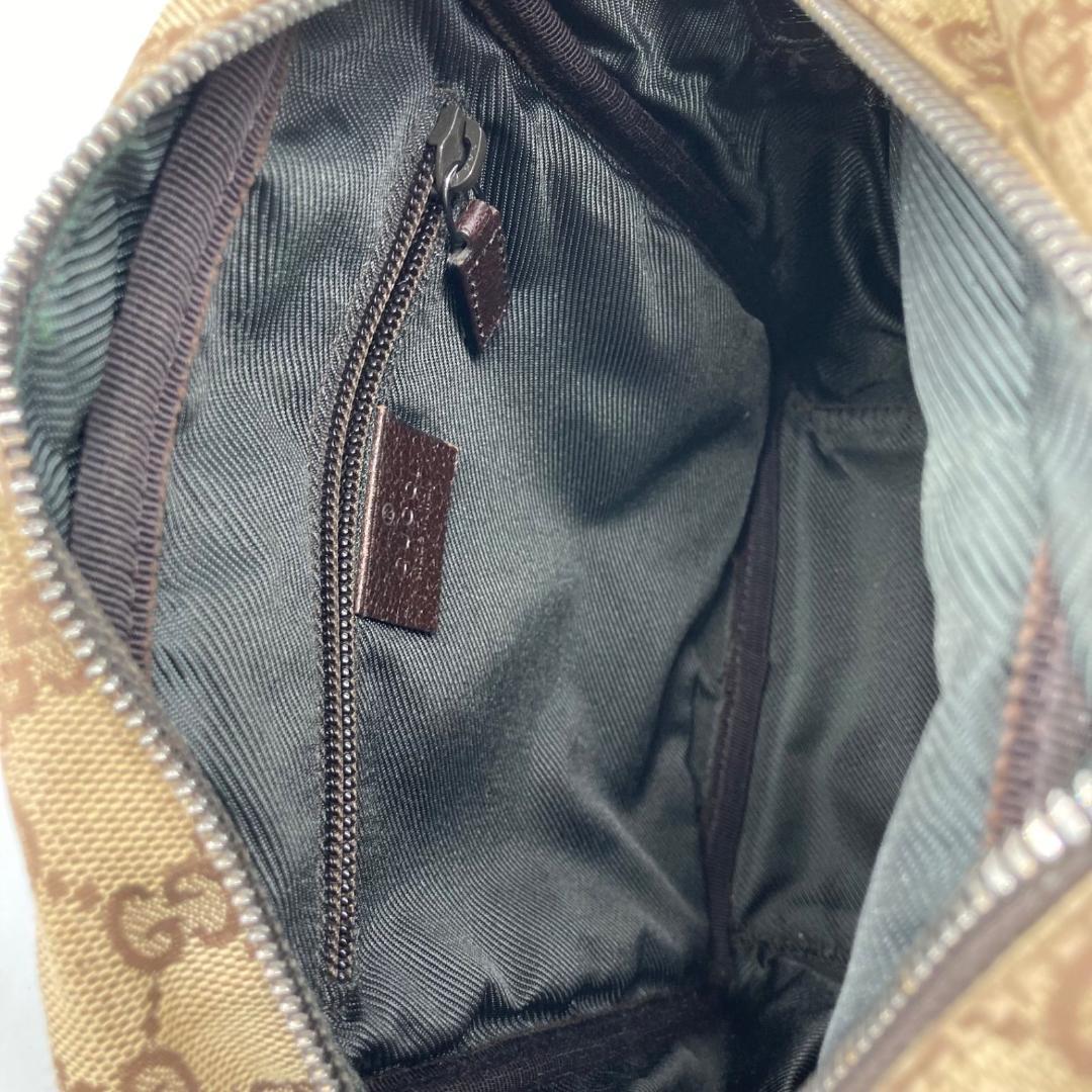 15982✨良品✨グッチ ショルダーバッグ キャンバス Gマーク ベージュ