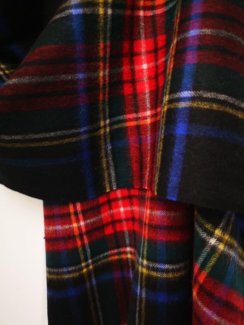 Johnstons ジョンストンズ カシミア 大判ストール ブラックスチュワート