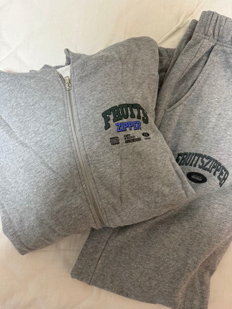 FRUITS ZIPPER セットアップ　スウェット　FC限定　2023年