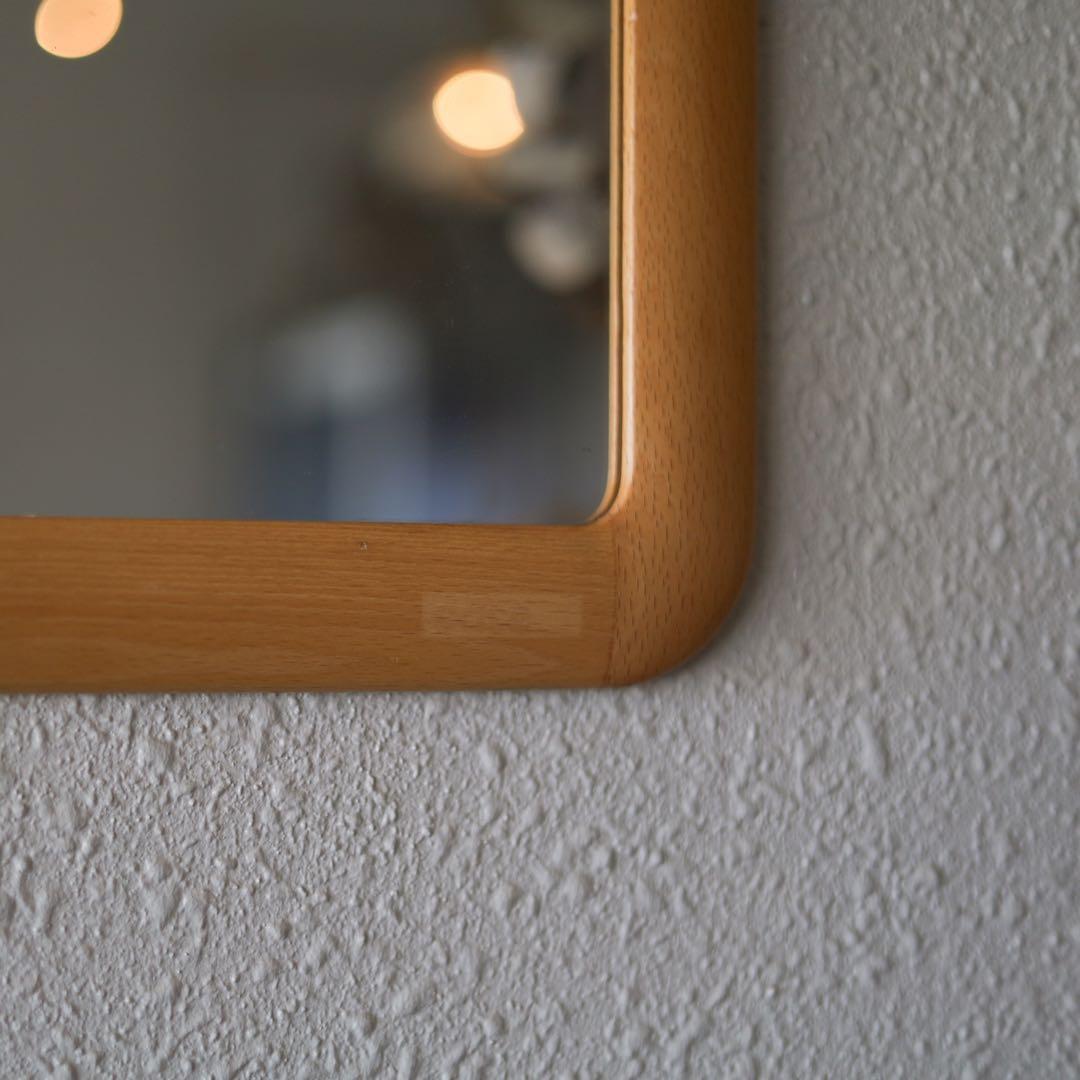 壁掛け鏡　長方形　角丸