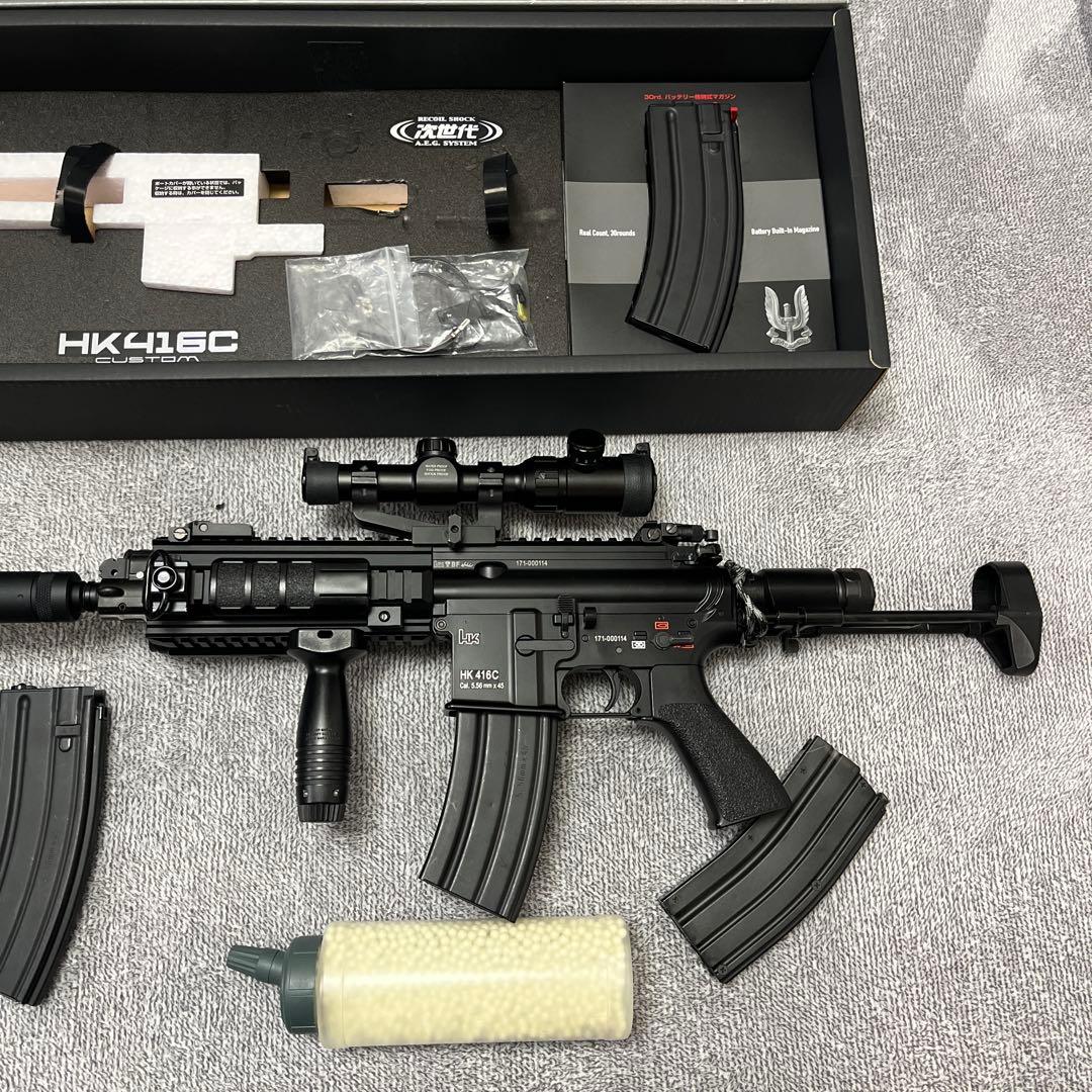東京マルイ HK416C カスタム 18歳以上次世代電動ガン 付属品多数