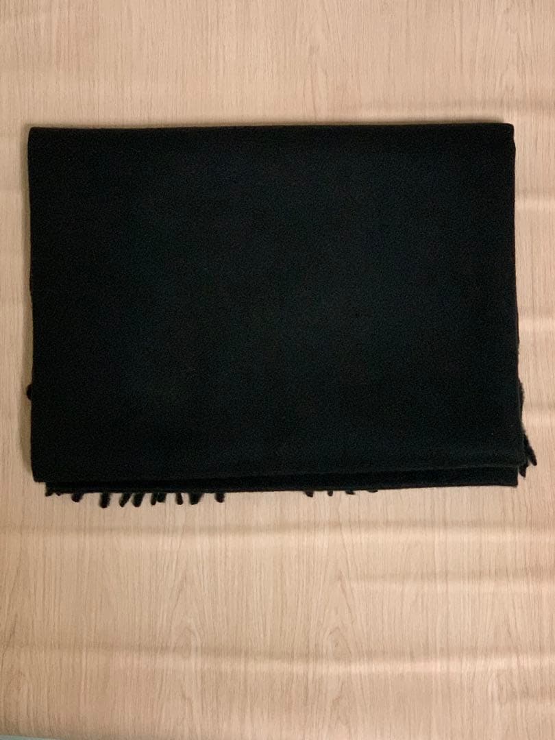 ラ*ラ様 ジョンストンズ カシミア 大判ストール マフラー ブラック