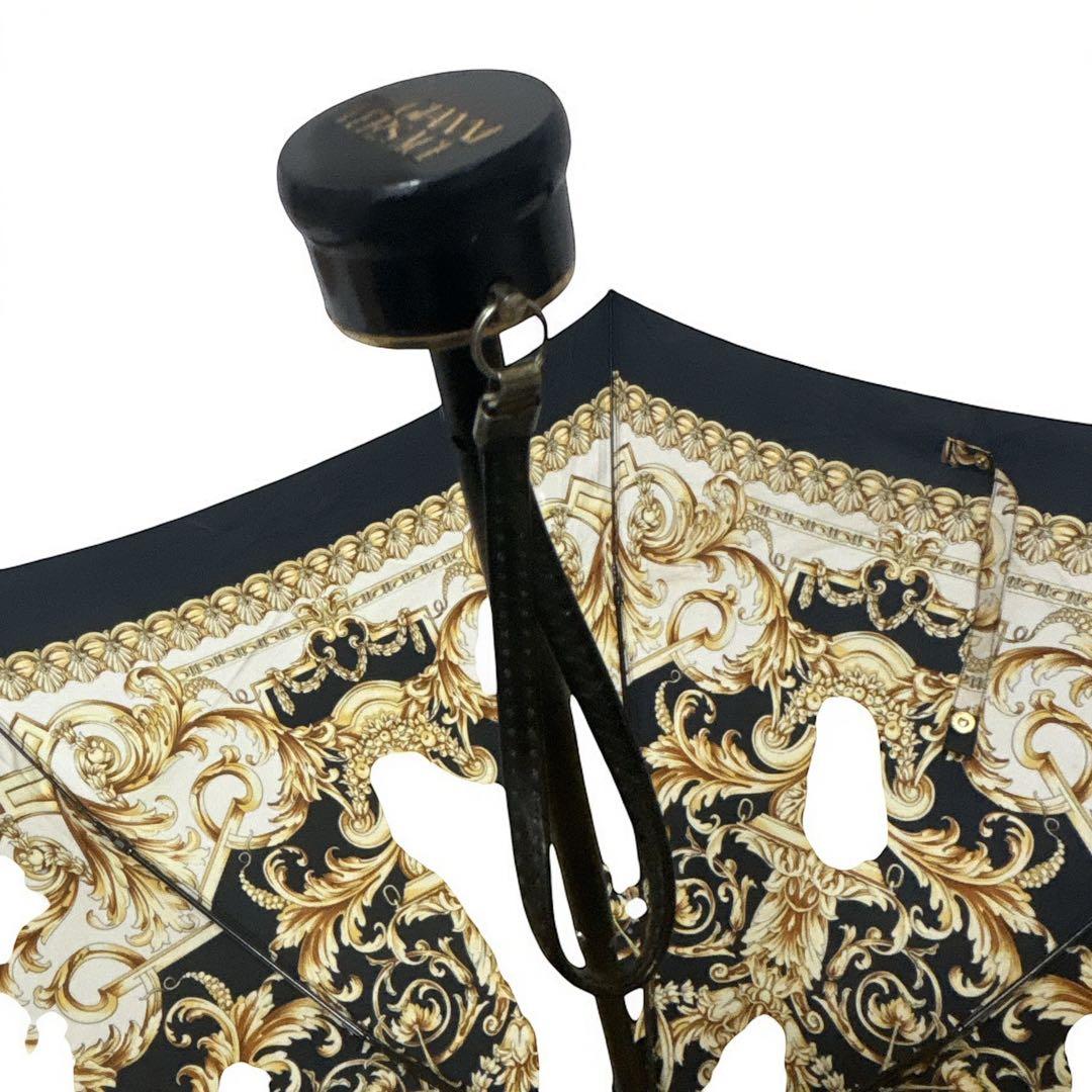 【美品】GIANNI VERSACE 折りたたみ傘 　大判