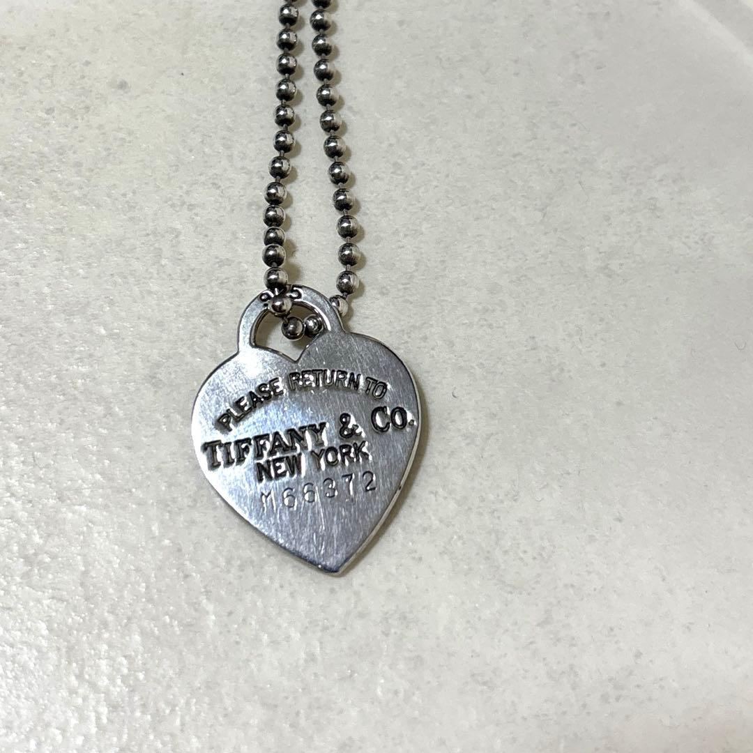 ティファニー リターントゥ ハート ネックレス ボールチェーン 86cm