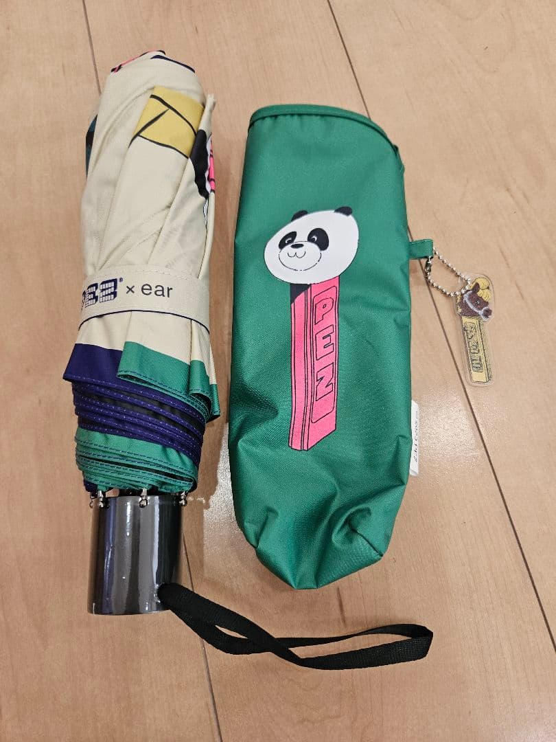 PEZ(ペッツ)✖️ear イアパピヨネ　　晴雨兼用・折り畳み傘　レア　完売品