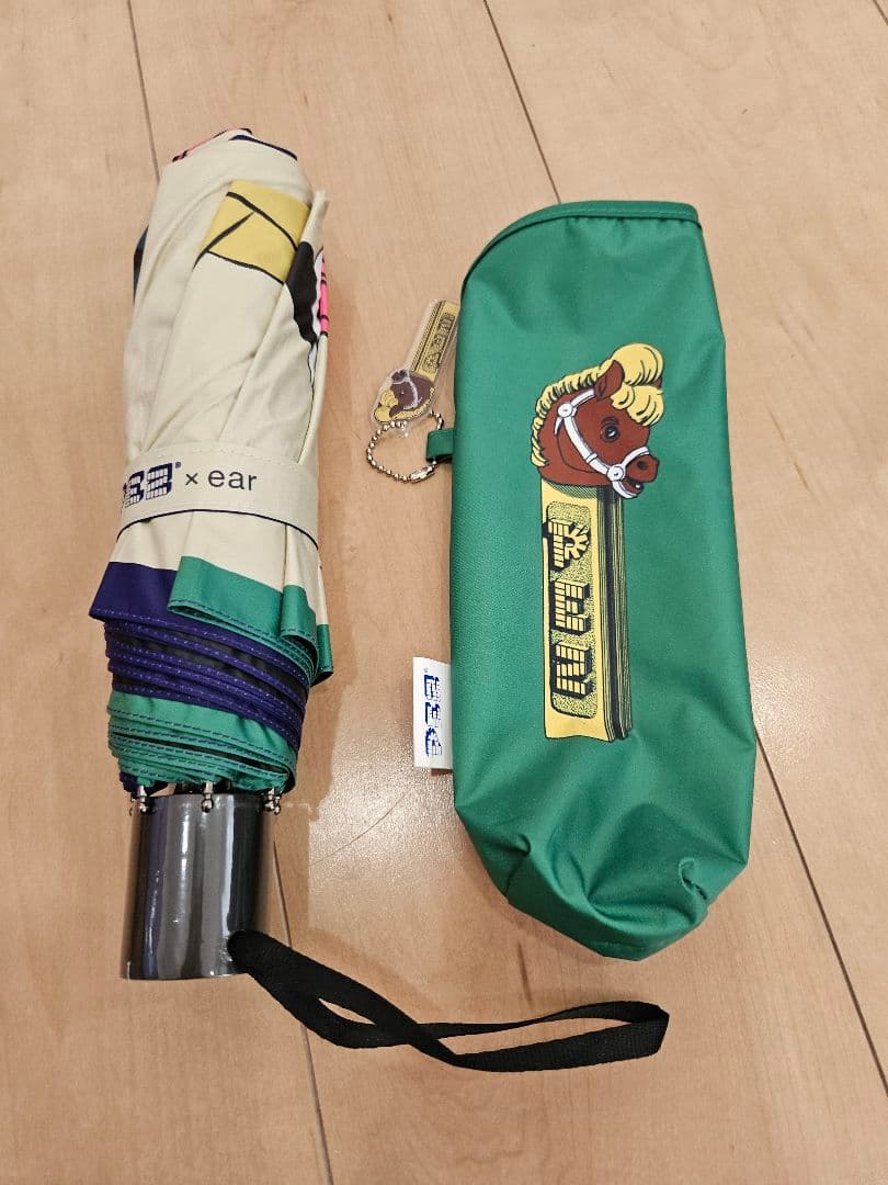 PEZ(ペッツ)✖️ear イアパピヨネ　　晴雨兼用・折り畳み傘　レア　完売品