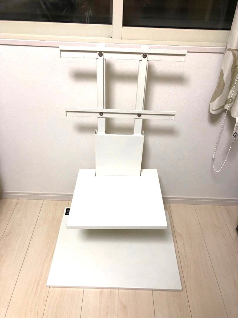 EQUALS WALL TV STAND V2 ホワイト　棚付き