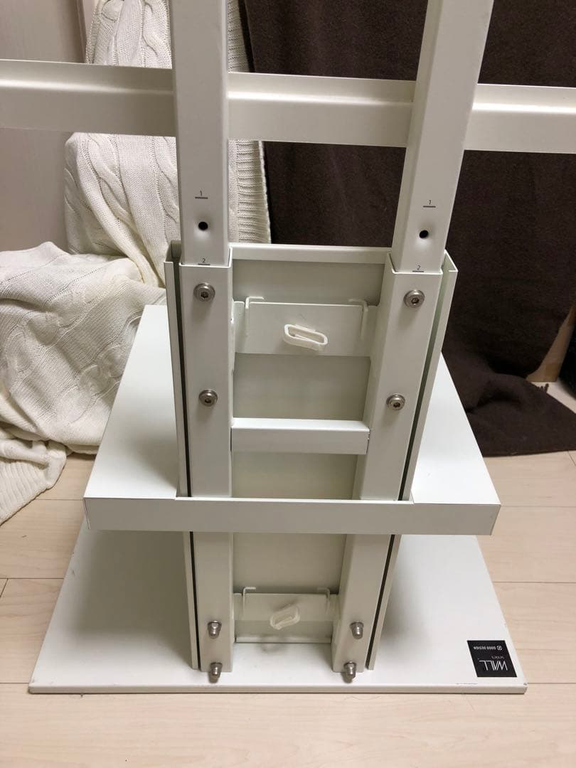 EQUALS WALL TV STAND V2 ホワイト　棚付き