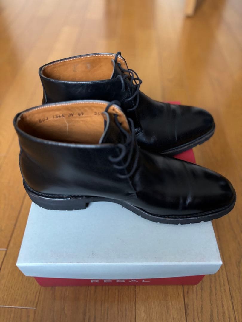 REGAL メンズビジネスシューズ　ハイカット　冬底　25.5cm