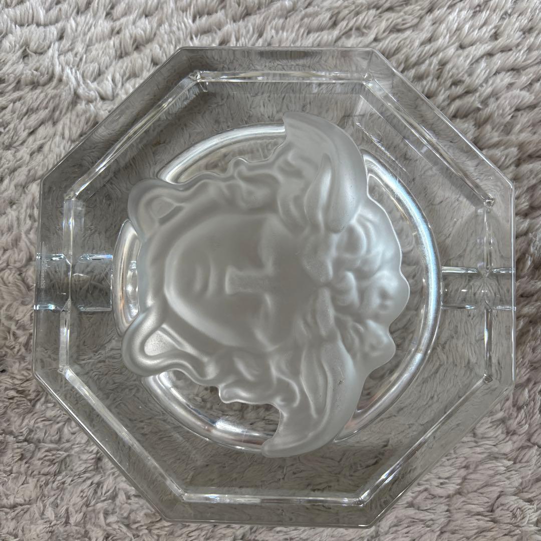 VERSACEヴェルサーチ　メデューサ クリスタル八角形アッシュトレイ灰皿