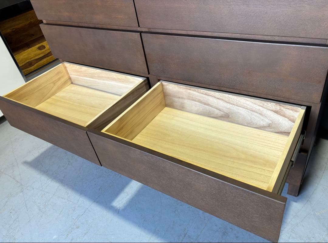 羊❁ 専用MUJI 無印良品 木製チェスト 4段ワイド 幅120cm Used