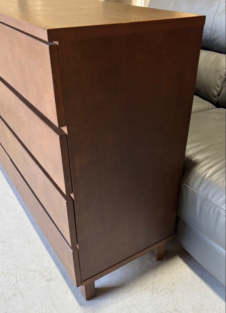 羊❁ 専用MUJI 無印良品 木製チェスト 4段ワイド 幅120cm Used