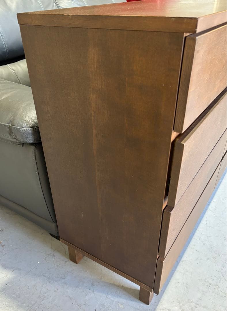 羊❁ 専用MUJI 無印良品 木製チェスト 4段ワイド 幅120cm Used