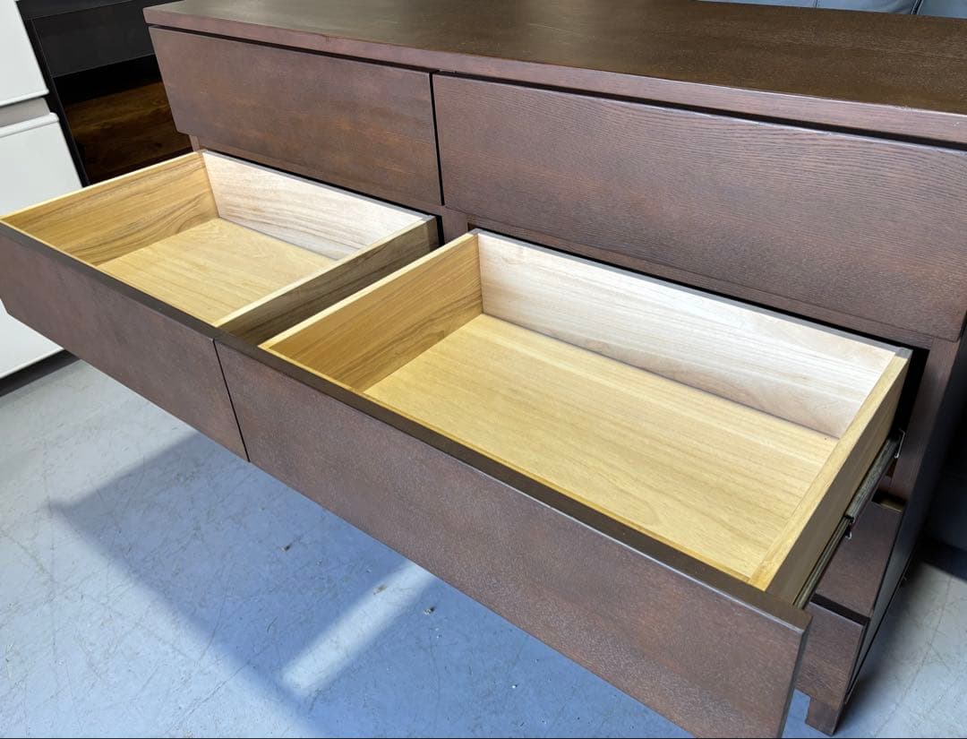 羊❁ 専用MUJI 無印良品 木製チェスト 4段ワイド 幅120cm Used