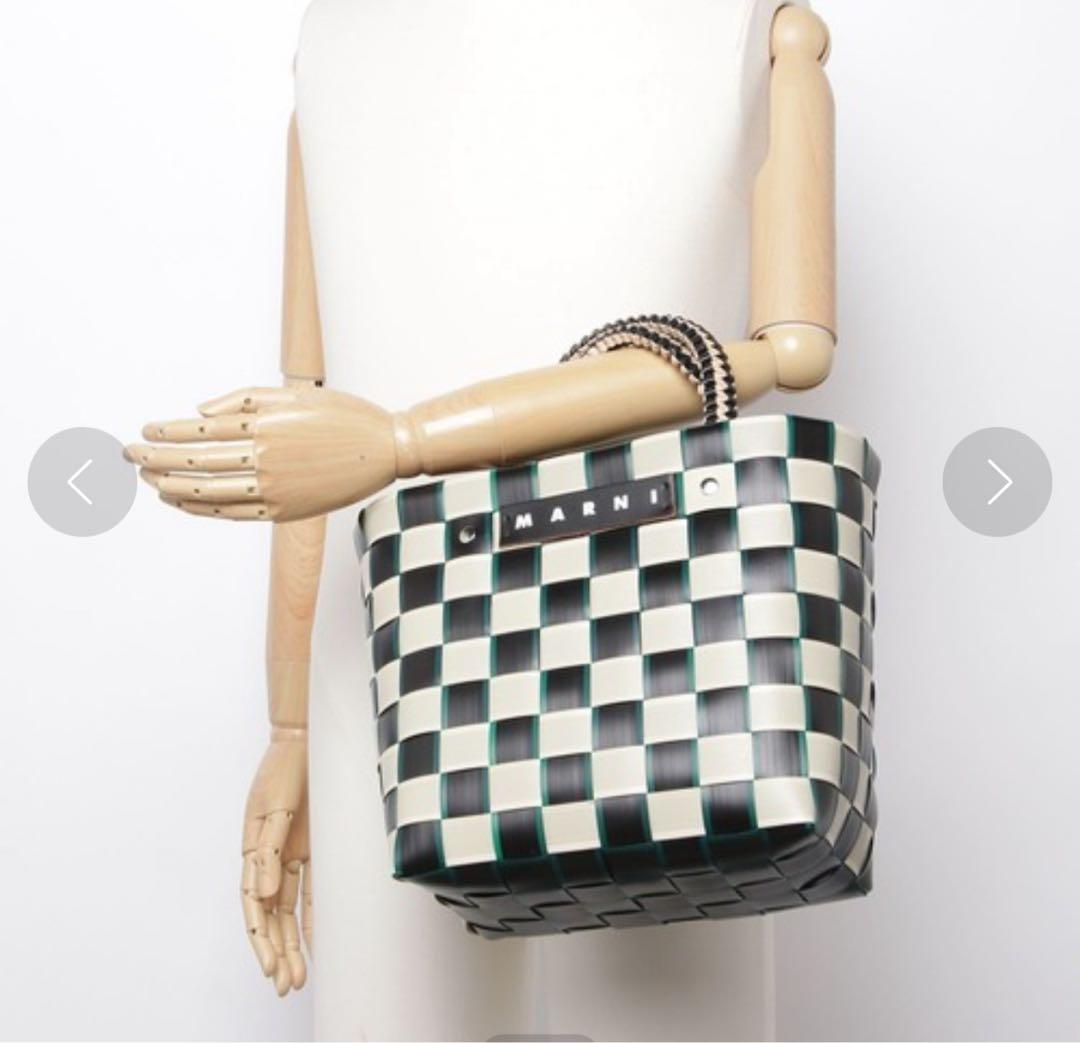マルニマーケット テープバスケットS カゴバッグ　美品　MARNI