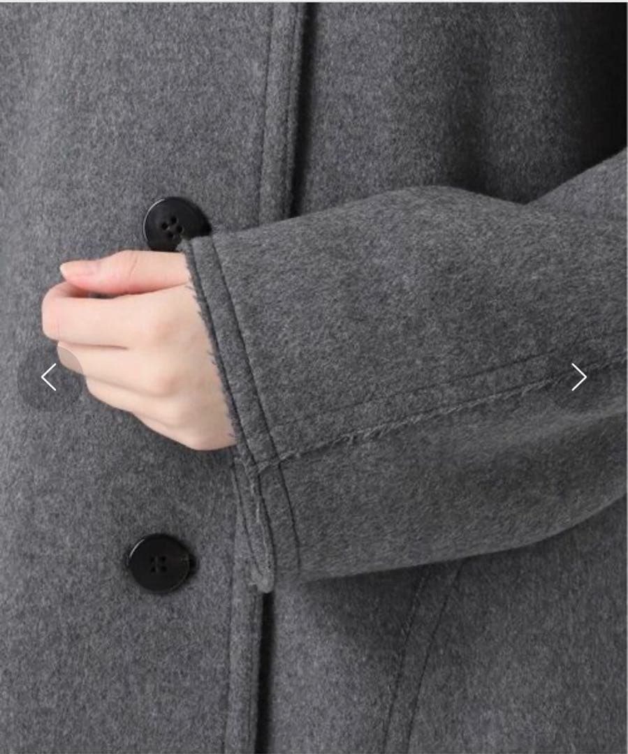 メルトンステンカラーコート