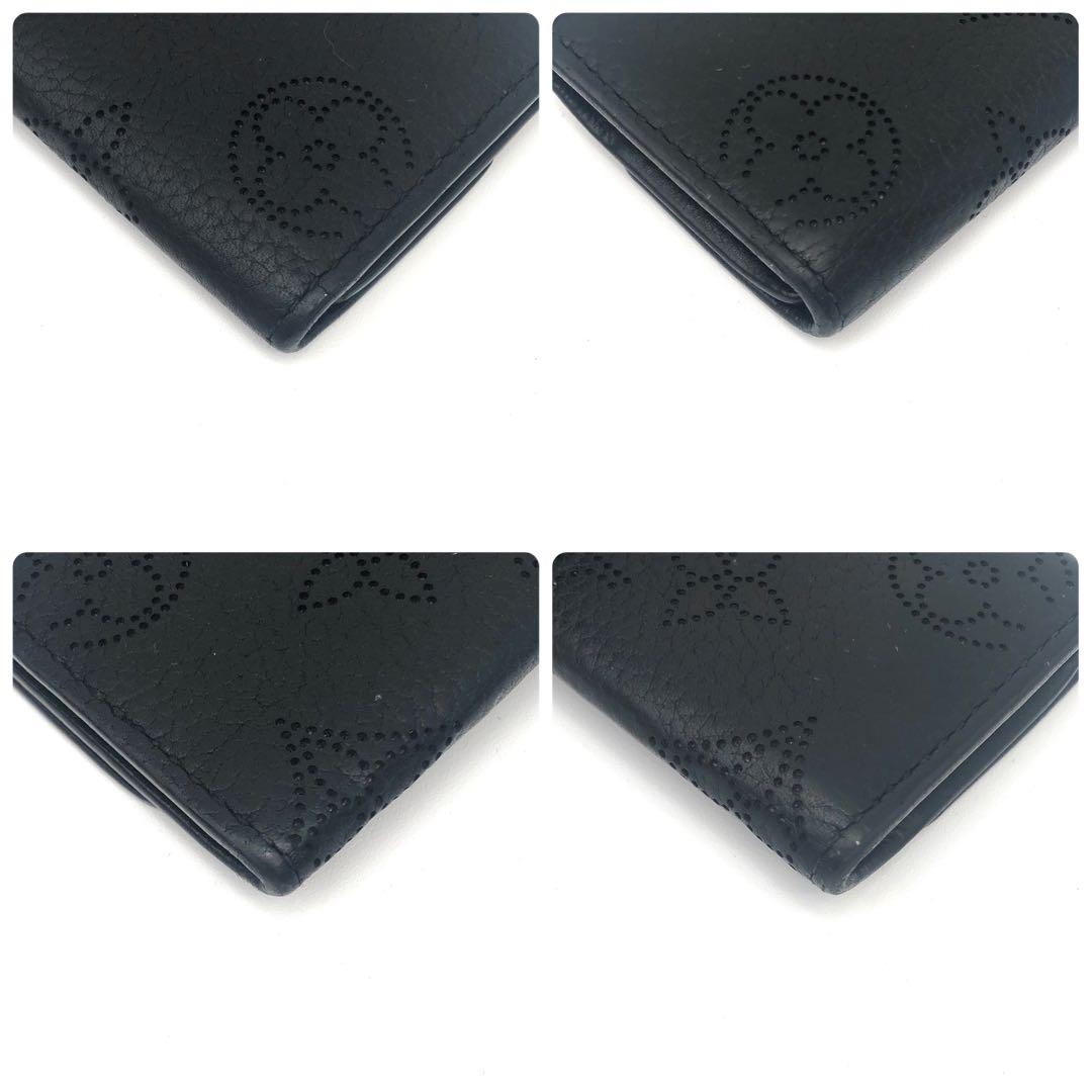 ルイヴィトン キーケース ミュルティクレ4 マヒナ ブラック モノグラム