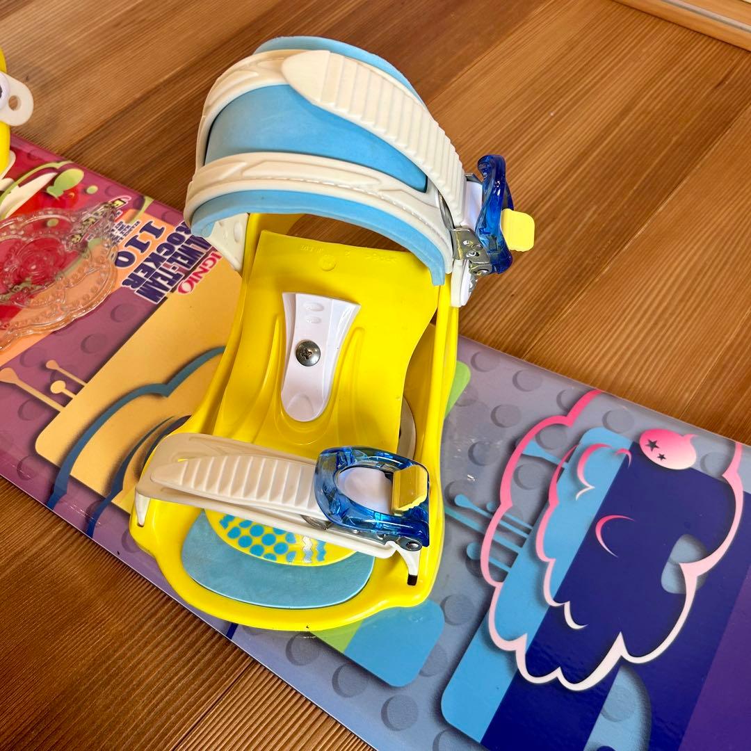 IGNIO キッズ スノーボード 110cm ビンディング付 子供用セット 入門