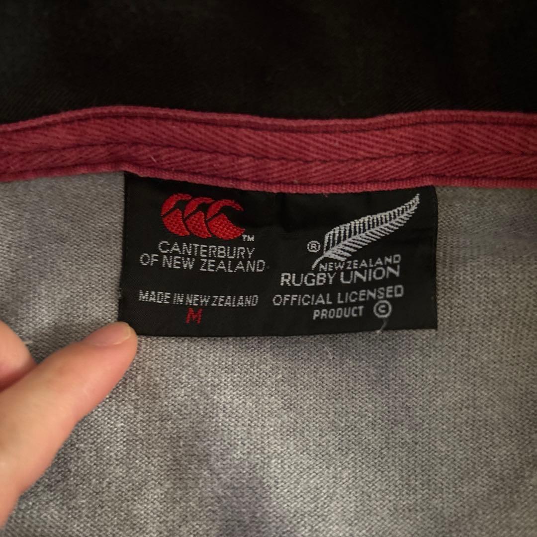 M*o様 カンタベリー　オールブラックス　ラガーシャツ　メンズ　ニュージーランド