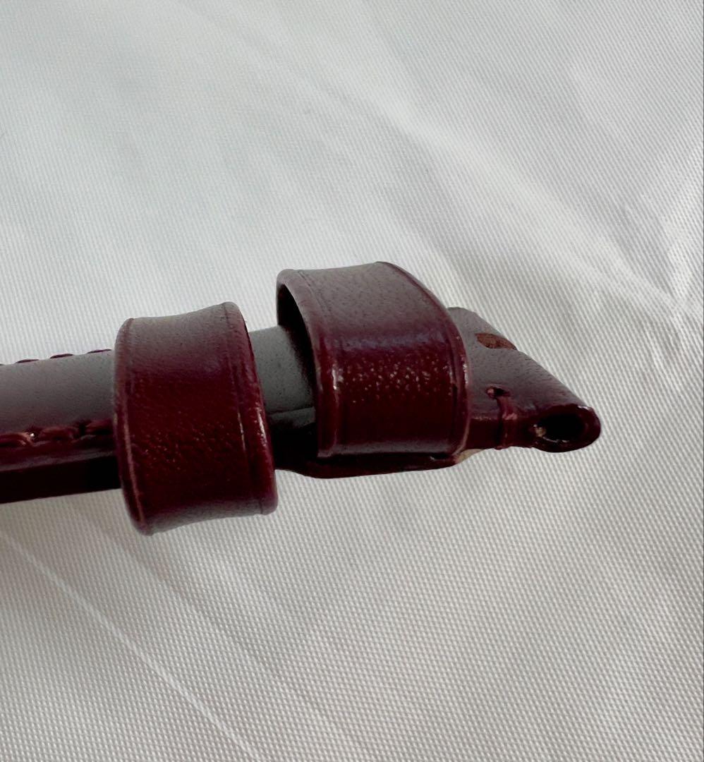 新品未使用 パネライ 純正カーフストラップ 26mm×26mm ストレート 茶