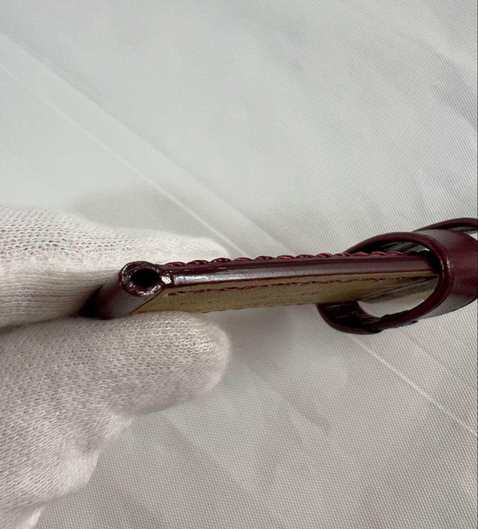 新品未使用 パネライ 純正カーフストラップ 26mm×26mm ストレート 茶