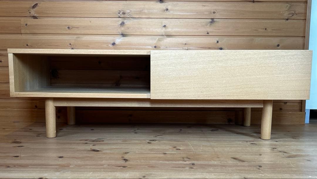 無印良品　タモ材　テレビボード／AVボード