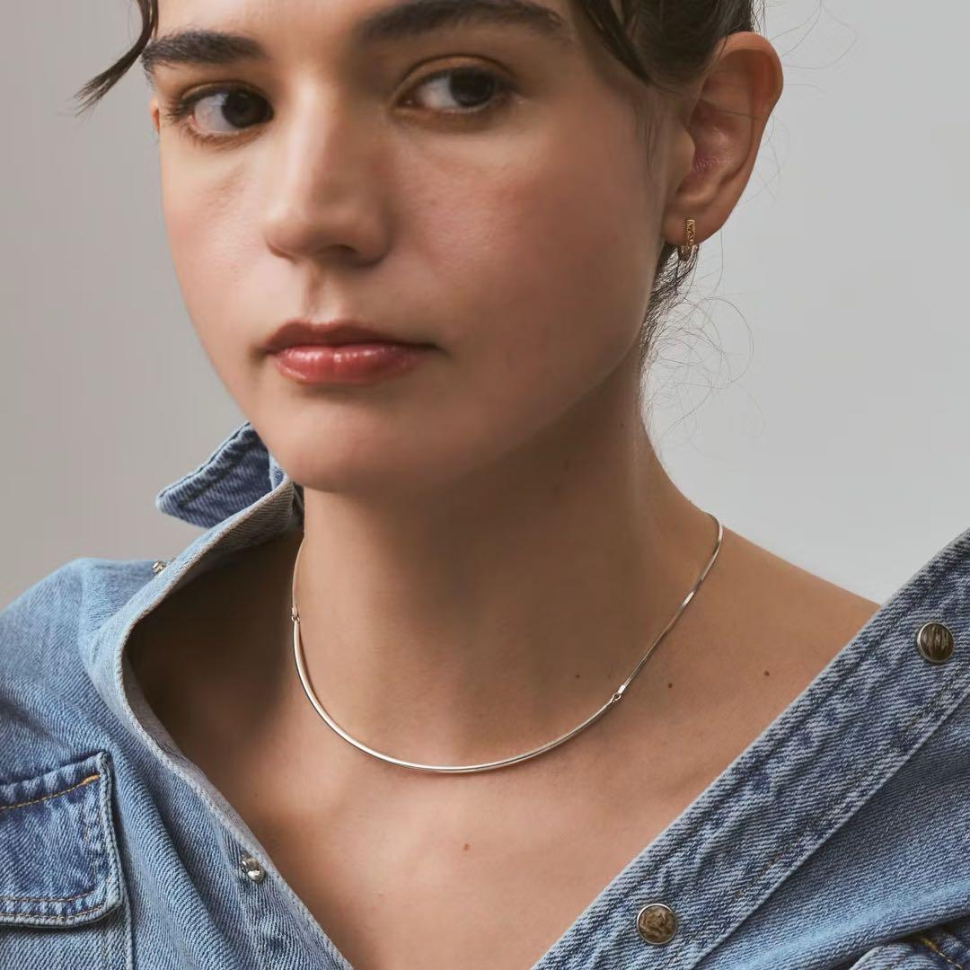 agete シルバーチョーカー　定価33000円　現行品