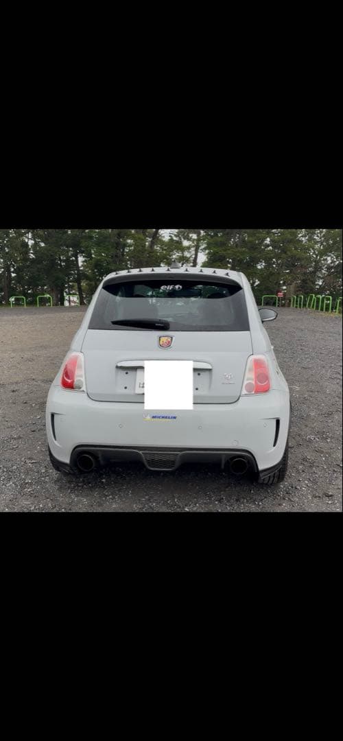 アバルト500 595 ワンオフマフラー