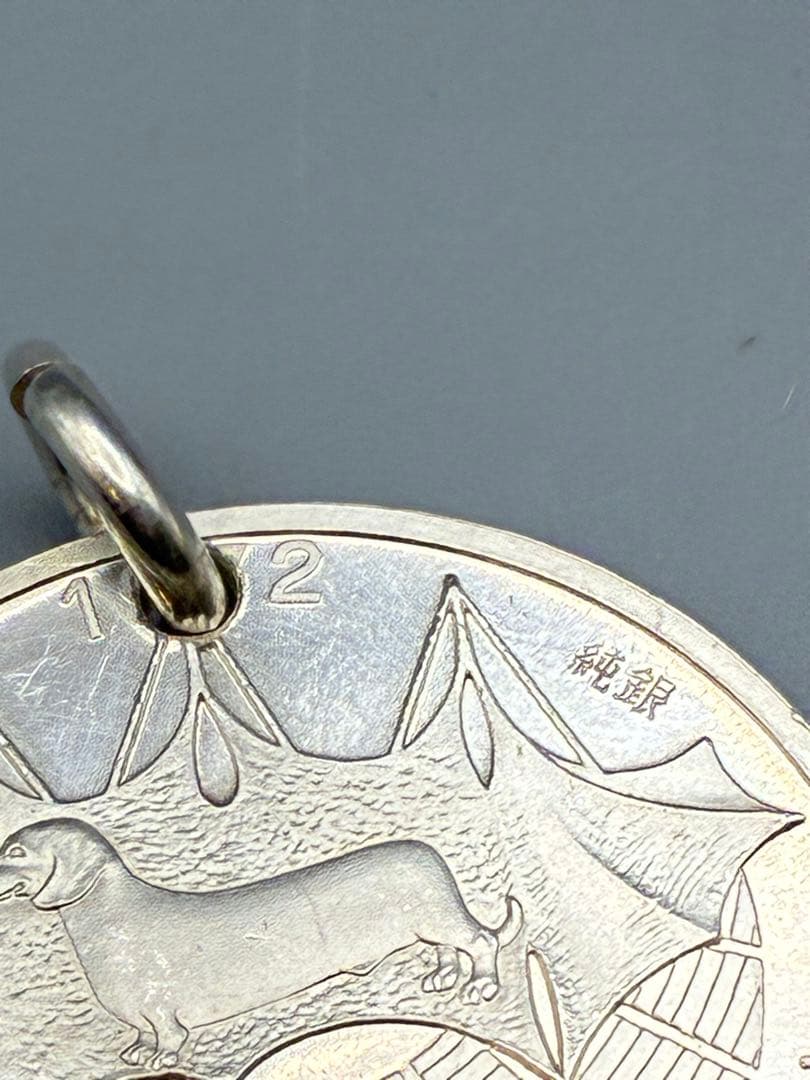 岡本太郎　オリンピック　純銀　ペンダント　メダル1972年ネックレストップ