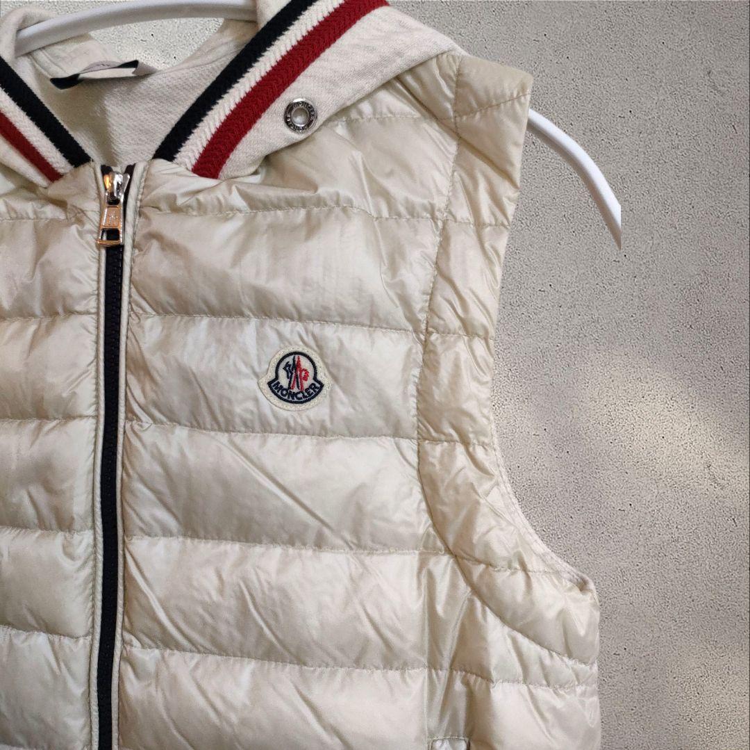 モンクレール ダウンベスト スウェット フード付き
