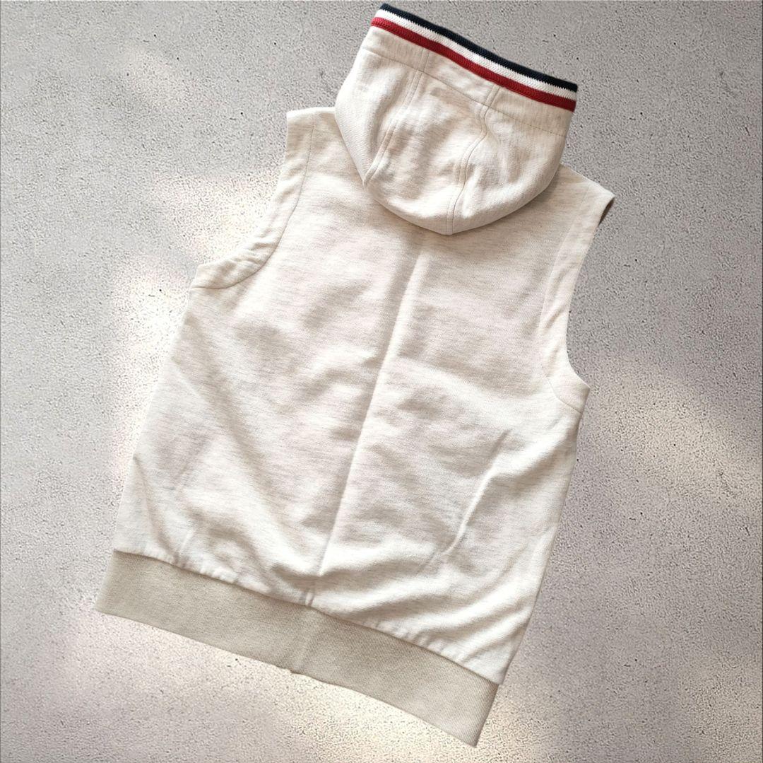 モンクレール ダウンベスト スウェット フード付き