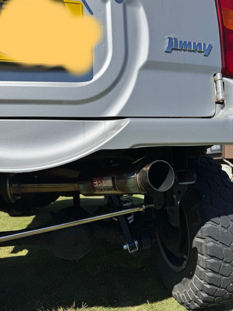 jb23ジムニー　リアピース　ショートマフラー　ヨシムラ