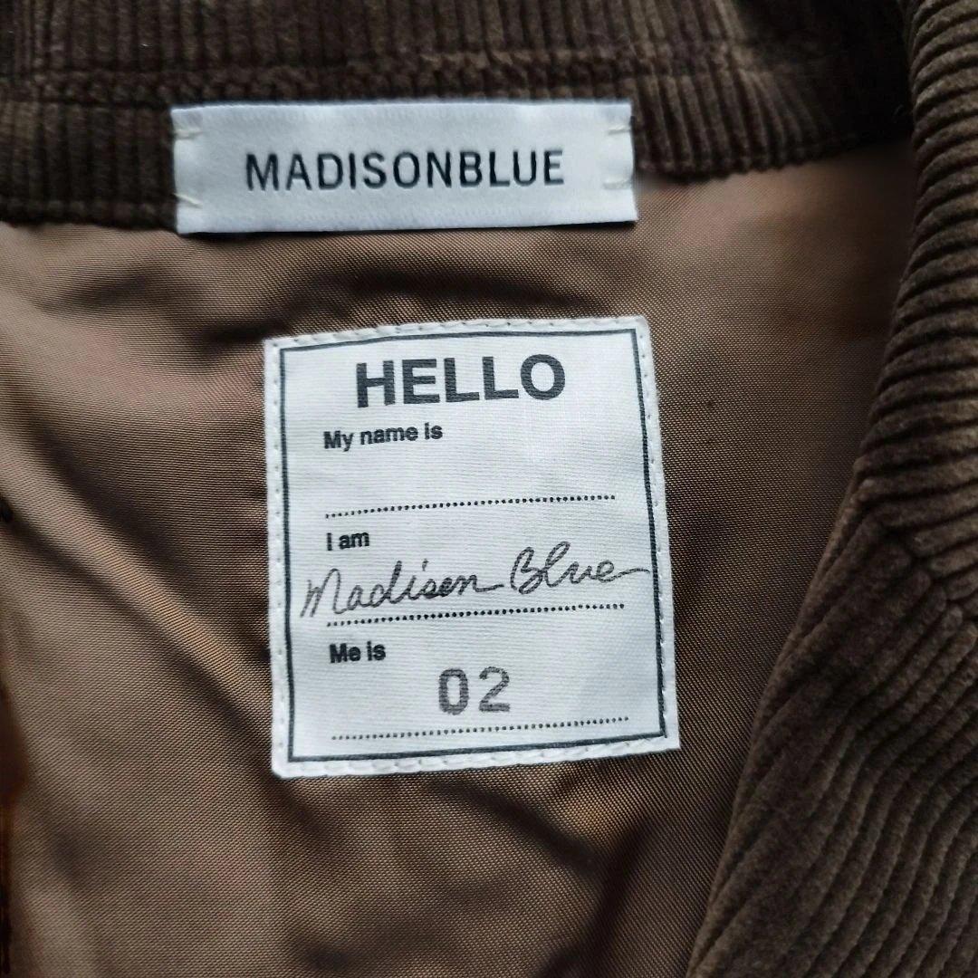 新品✨マディソンブルー S3B CORDUROY BLAZER ブラウン 02