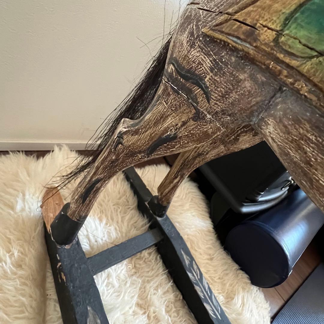 【たのメル便】アンティーク 木馬 ロッキングホース フランス イギリス