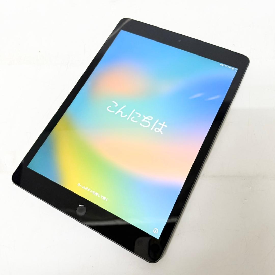①iPad　本体　第7世代　128GB　WiFi+Cellularモデル　箱付き